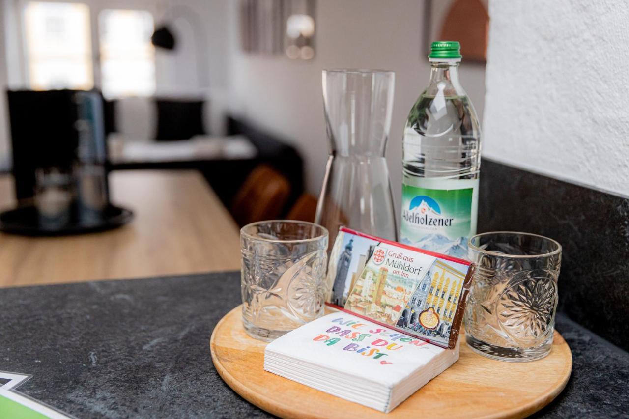 Highlight Am Stadtplatz Muehldorf - C4S Come4Stay - 2 Zimmer Wohnung I Bis Zu 5 Gaeste Exteriér fotografie